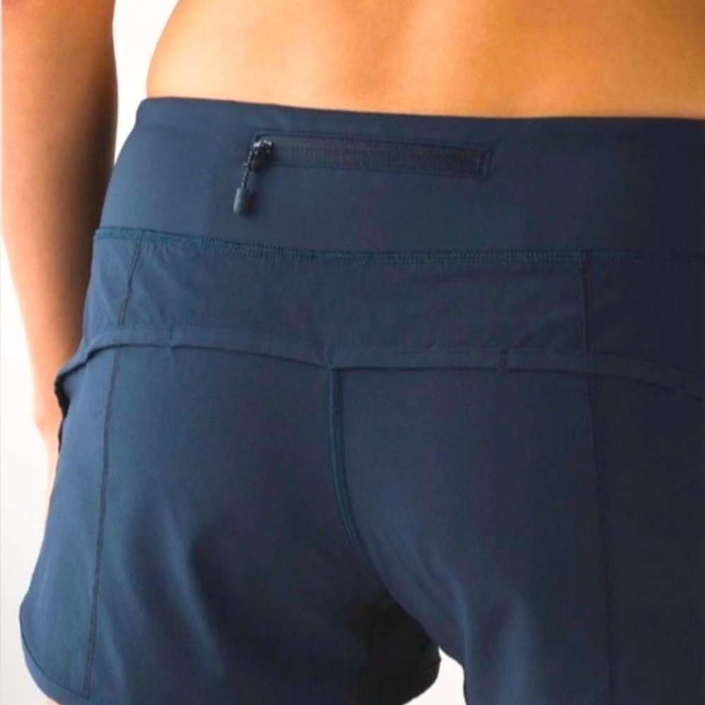 lululemon athletica Navy Athletic Shorts - Picture 6 of 7